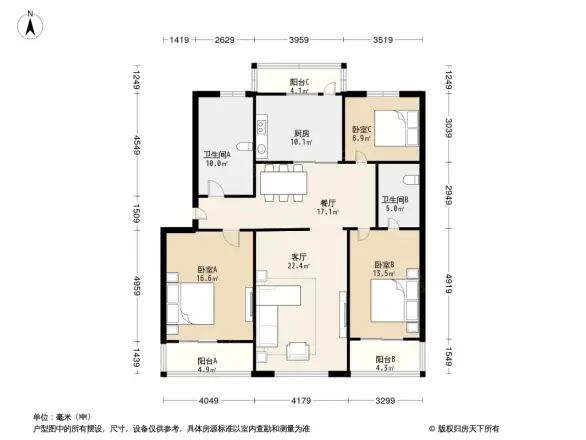 王府园中园户型图