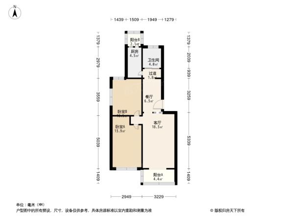 机场樱花园六区户型图