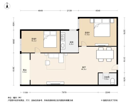 同仁园户型图