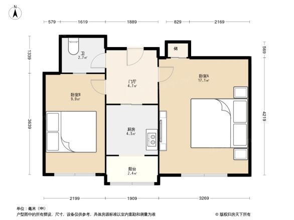 北京建筑木材厂宿舍户型图