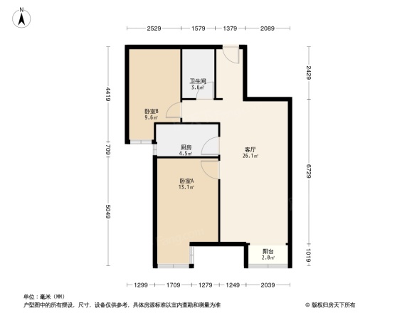 金第万科朗润园户型图