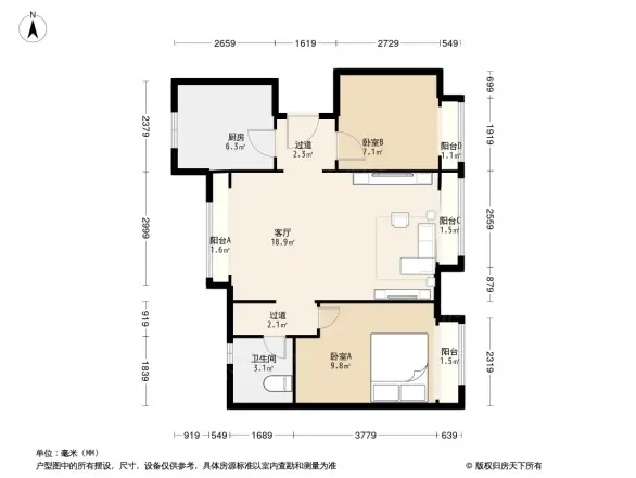 首创新悦都户型图