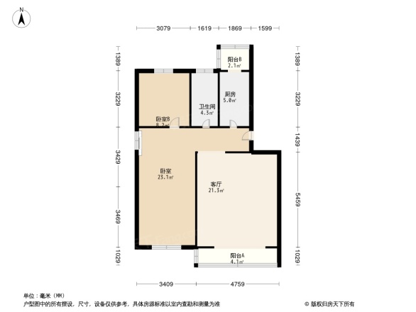 机场樱花园三区户型图