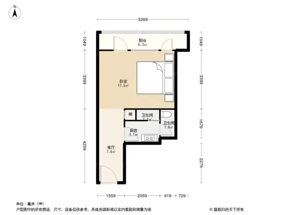 龙头公寓户型图