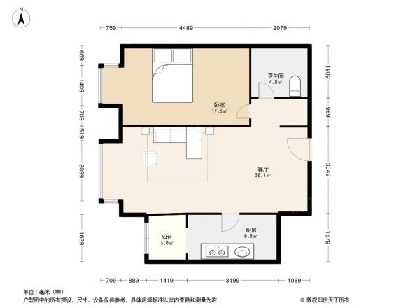 北京城建筑华年户型图