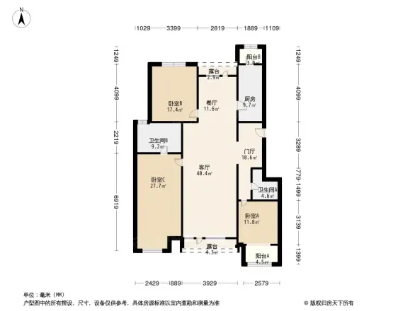 金隅翡丽铂爵郡户型图