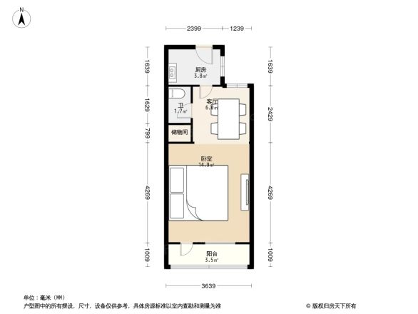 翠微北里小区户型图