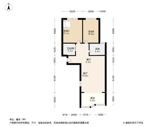 双裕东区户型图