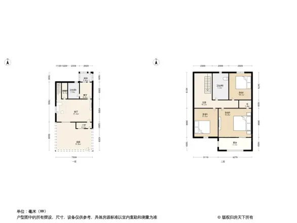 王府园中园户型图