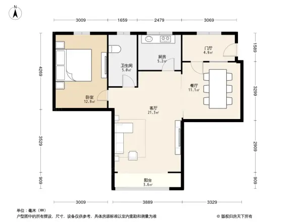 金鱼池中街2号院户型图