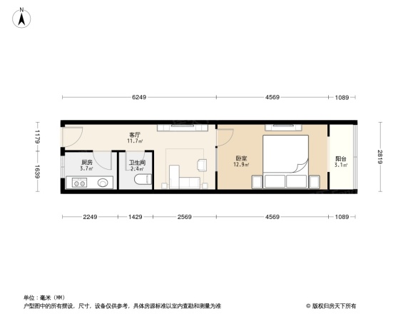 鼓楼大街52号户型图