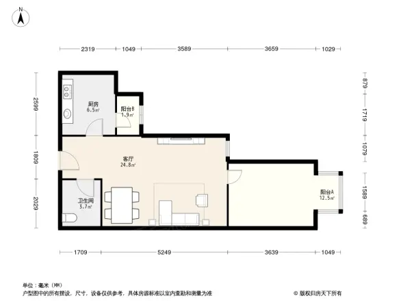 东恒时代三期户型图