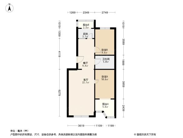西潞南大街户型图