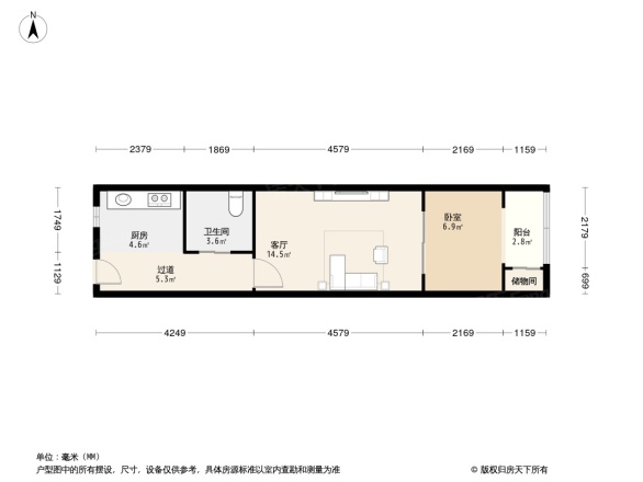 鼓楼大街52号户型图