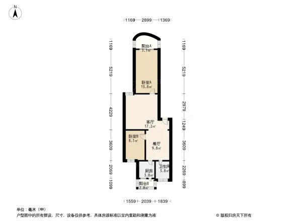 潞河中学北街户型图