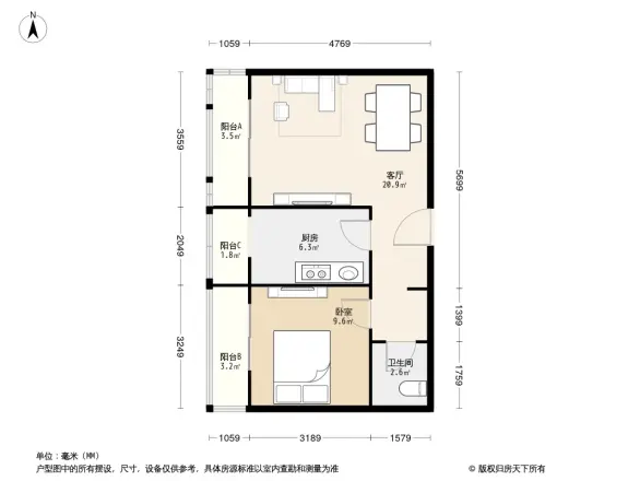 建东苑西区户型图