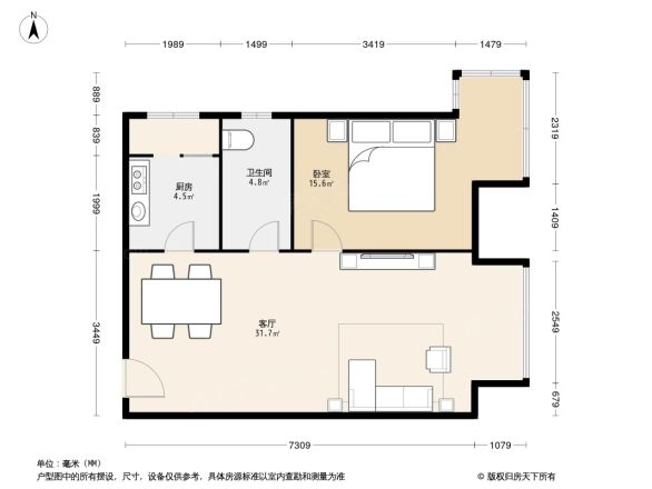 北京城建筑华年户型图