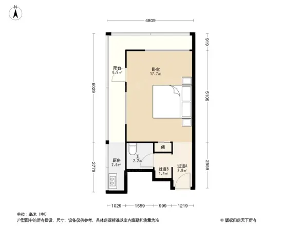 龙头公寓户型图