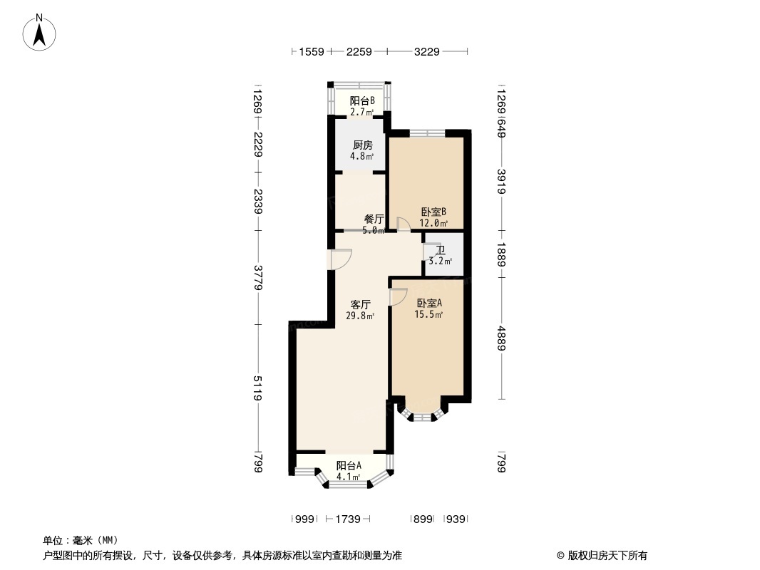 城南嘉园户型图图片