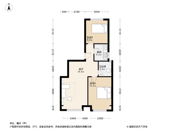 首创新悦都户型图