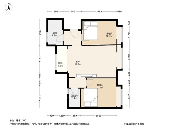首创新悦都户型图