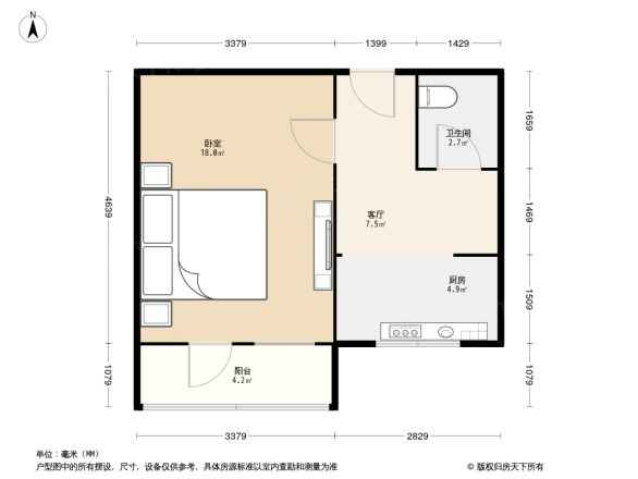 北新桥三条户型图