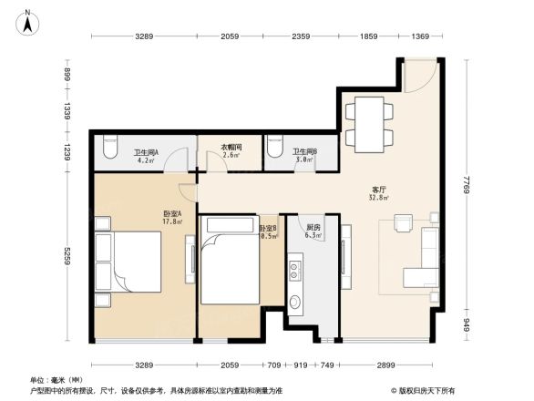 林肯公寓户型图