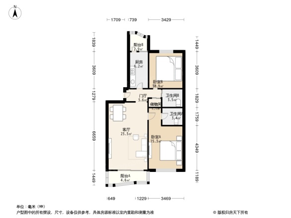 东润枫景户型图