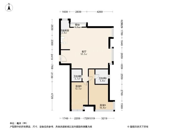 融景城东区户型图