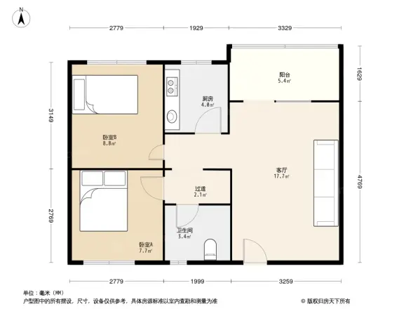 北平里户型图