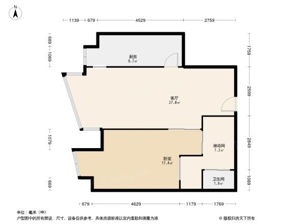 大成时代中心户型图