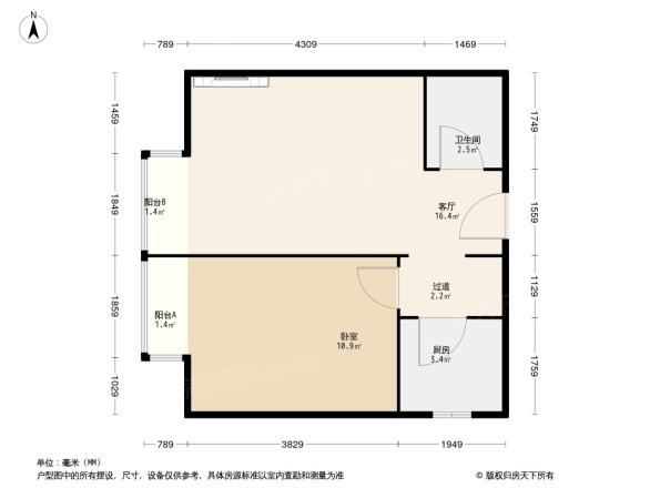 南庭新苑户型图