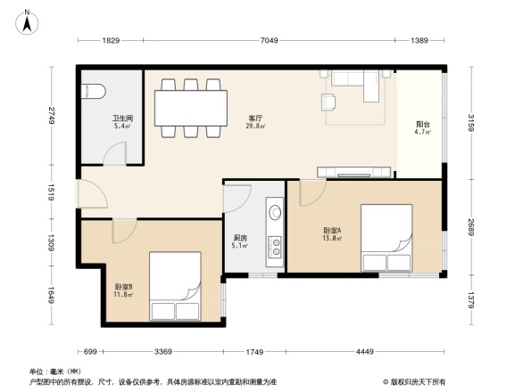 京铁家园户型图