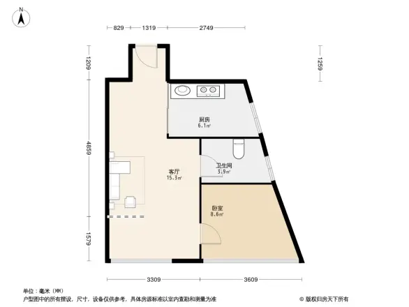金鱼池中街2号院户型图