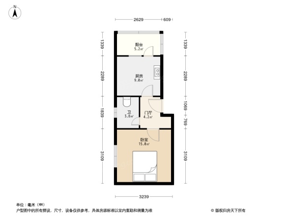 朝内头条社区户型图
