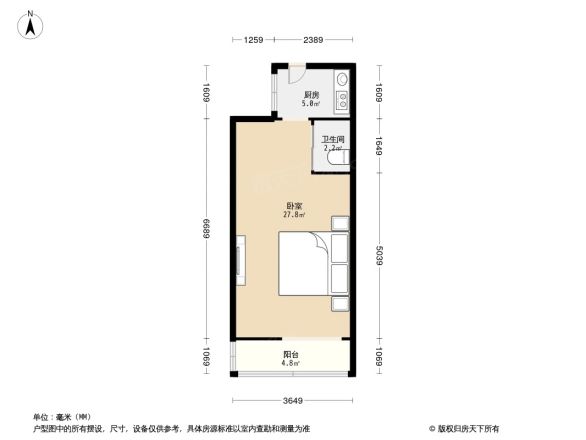 翠微北里小区户型图