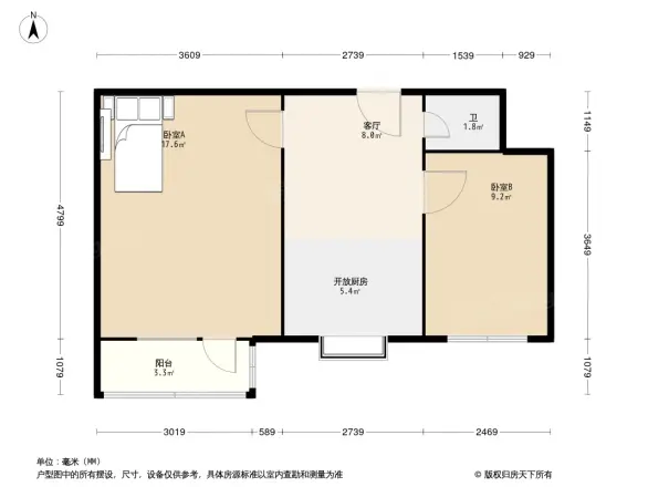 昌平市政家属楼户型图