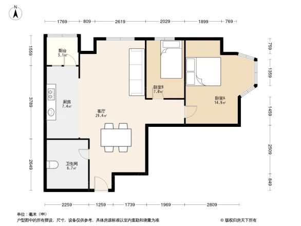 锦湖园公寓户型图