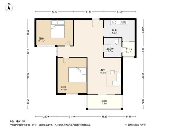左岸名苑户型图