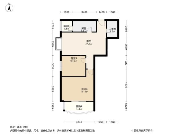 新新公寓户型图