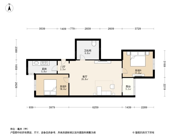 看丹苑户型图