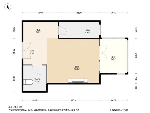 上京新航线户型图