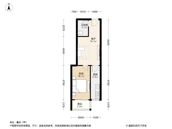果园西小区户型图