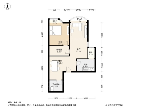 鹏润家园户型图