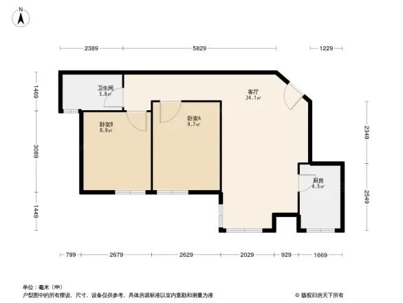 名都园公寓户型图
