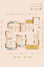 中建·和城壹品3室2厅1厨2卫建面114.45㎡