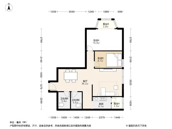 锦湖园公寓户型图