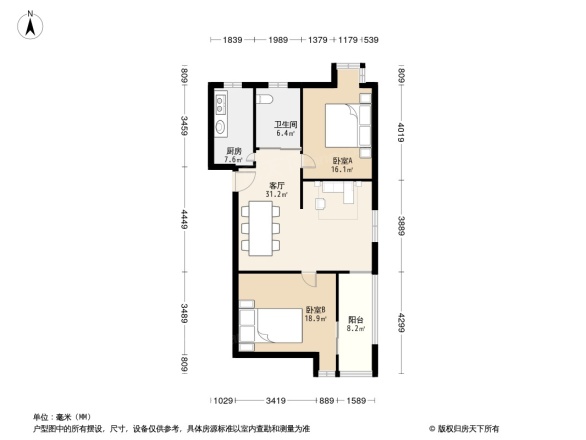凤凰和鸣苑户型图