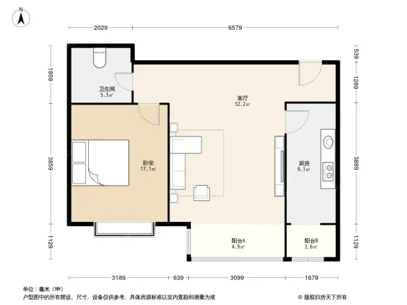 冠城大通百旺府户型图