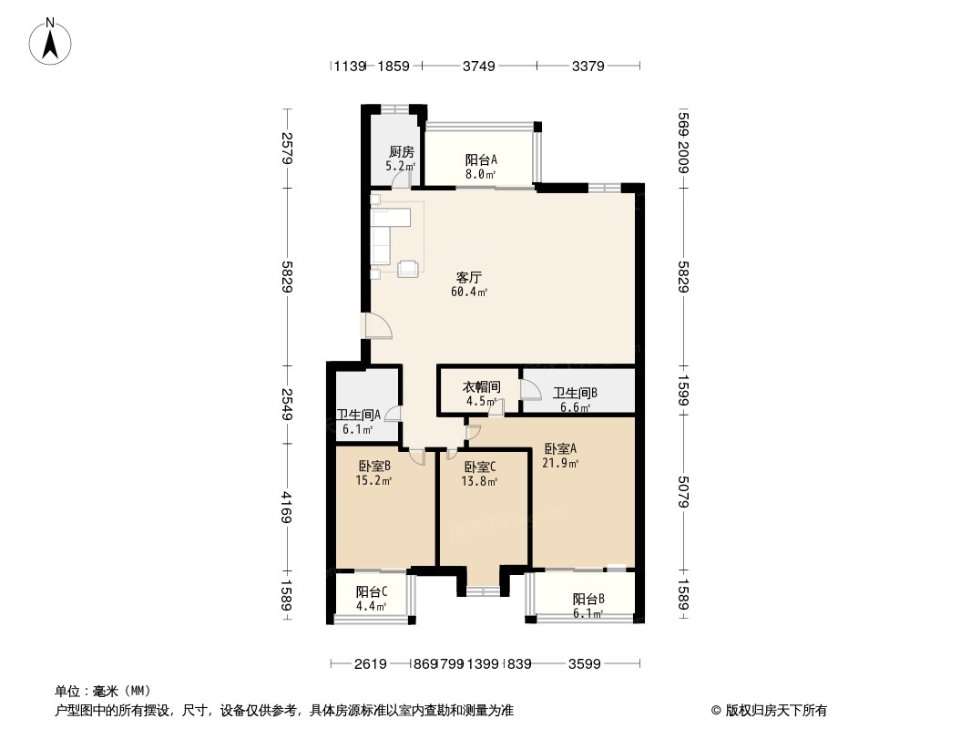 户型图1/2